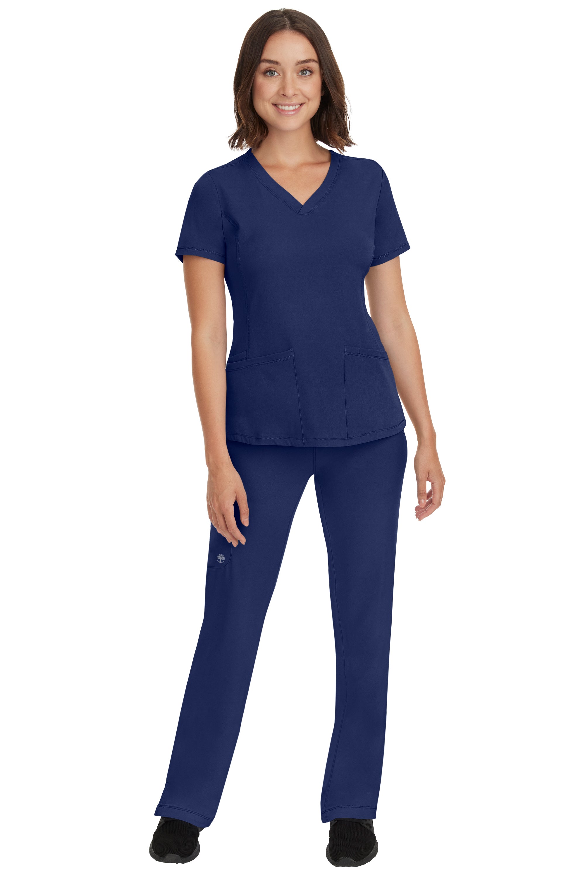 Women's Monica V-Neck Solid Scrub Top