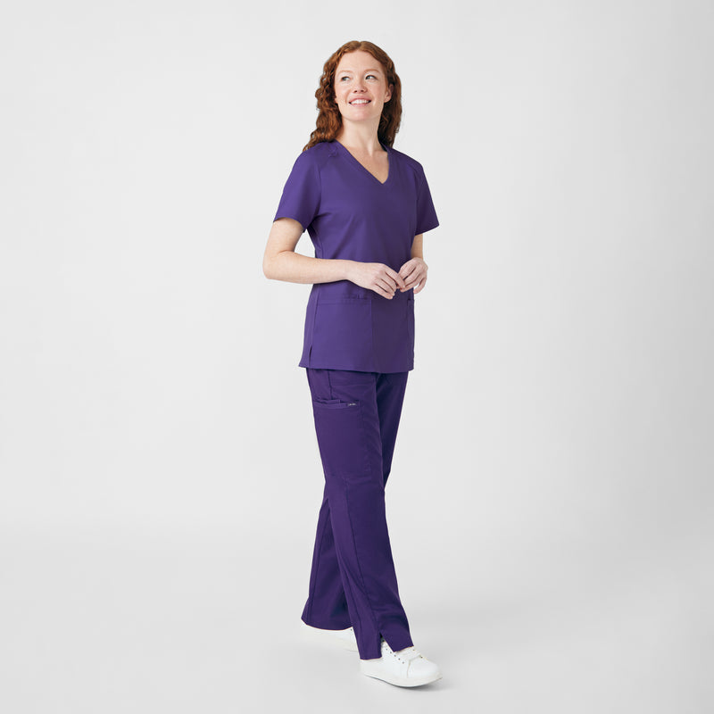 Landau Women's ProFlex Three-Pocket Scrub Set
